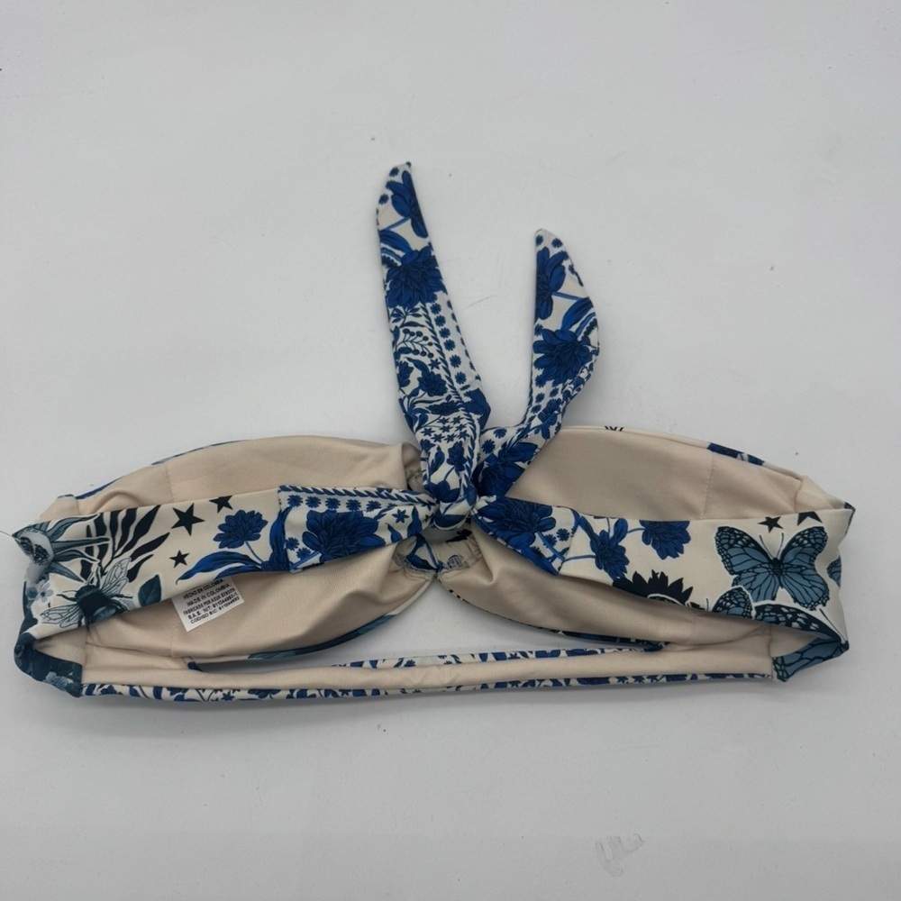 Agua Bendita Darya Strapless Bandeau Bikini Top Size Small, $130 B2979 - Picture 5 of 5